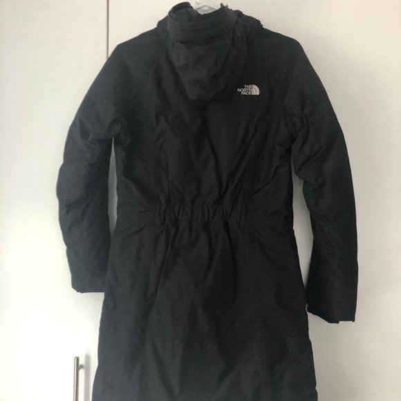 Ladies XS Black North Face Winter Coat - Picture 5 of 9